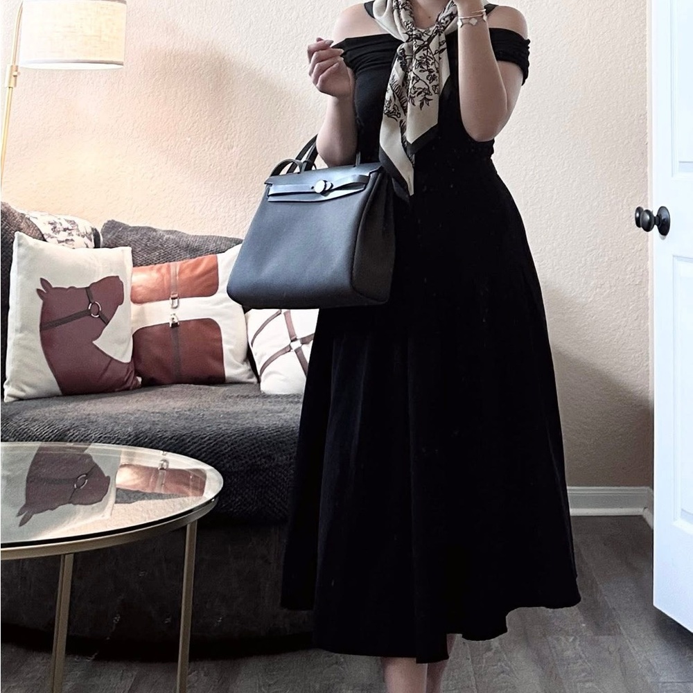 Hermes Herbag 31 Dark Grey - Picture 4 of 4